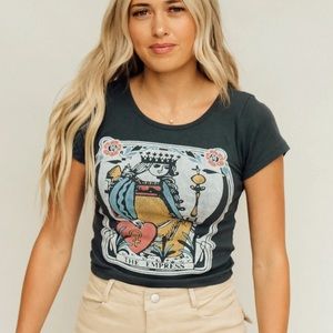 Daydreamer Empress Ribbed Baby Tee